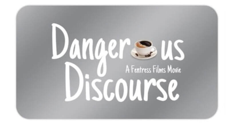Dangerous Discourse Logo Sticker (Clear)